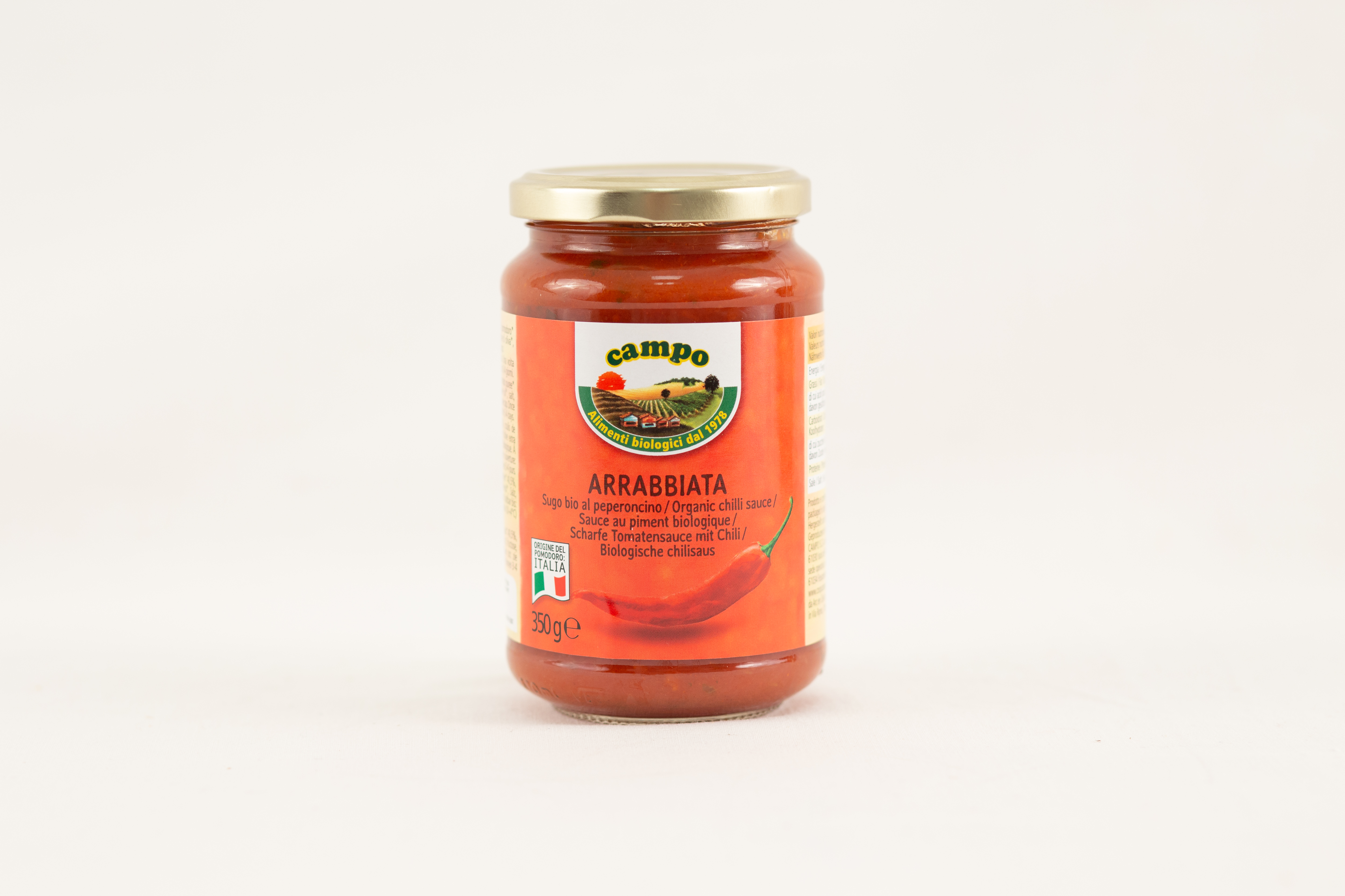 Campo Sauce tomate au piment bio 350g